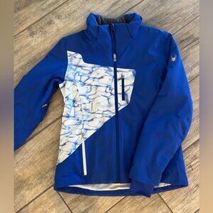 Spyder Women’s Ski Jacket Blue size 10 like new!